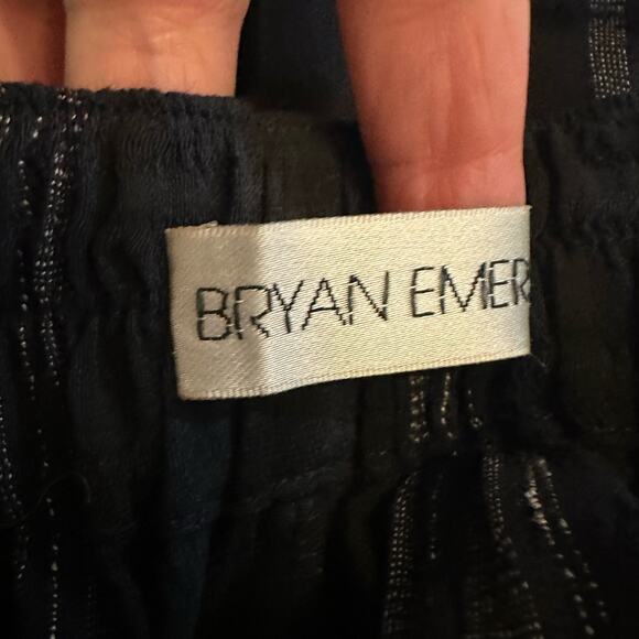 Bryan Emerson Blue & Black Lightweight Wool Blend Modest Maxi Skirt One Size S-L - Picture 9 of 11